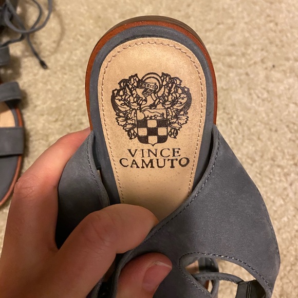Blue Vince Camuto Lace-Up Sandal - Picture 2 of 6